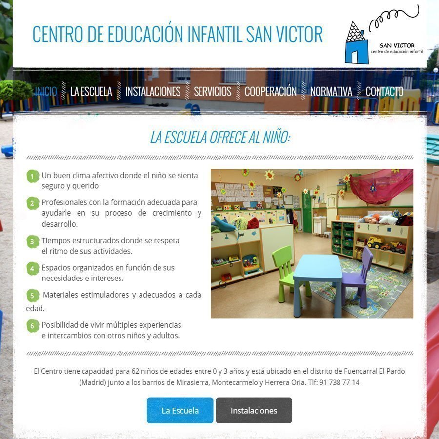 Educación infantil San Victor